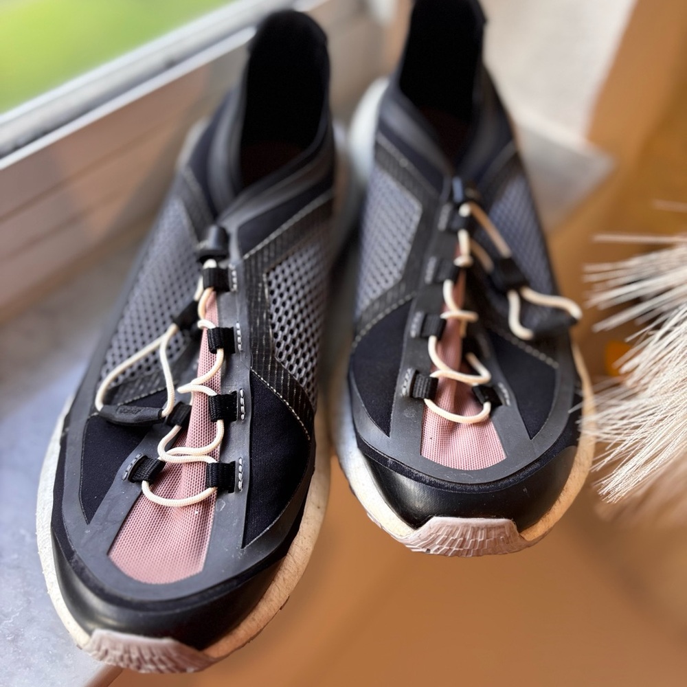 Adidas by Stella McCartney Black and Pink Athletic Shoes
